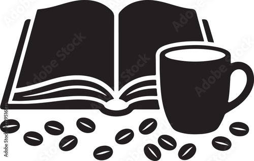 Book and Coffee Icon