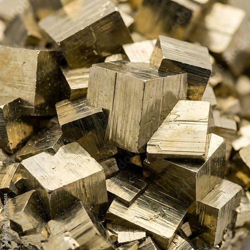 Metallic Cubic Crystals Texture