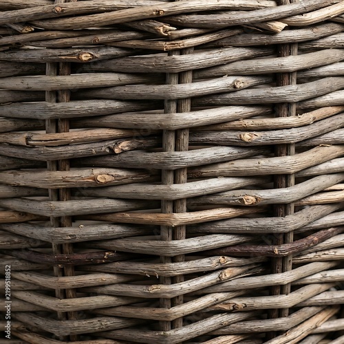 Rustic Woven Wicker Texture