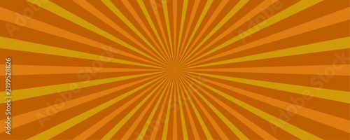 Warm orange and gold sunburst background, featuring radiating light, rays in a, classic comic book, style, creating a, dynamic and energetic, atmosphere posters, templates, and advertising