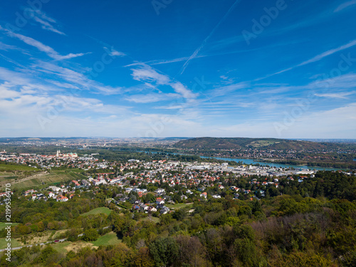 Klosterneuburg in Lower Austria during summer and autumn