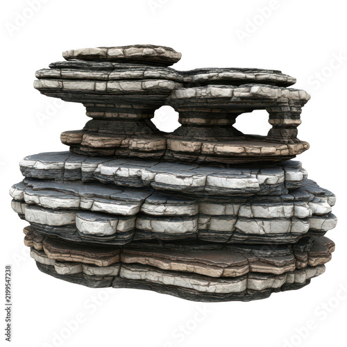 Stacked ancient stone ruins texture background