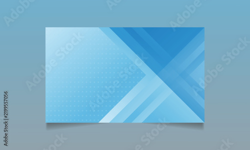 Abstract Blue Geometric Background with Dynamic Diagonal Lines and Halftone Effect