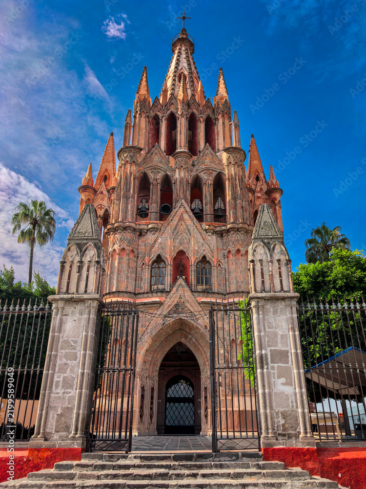 Obraz premium Parish of San Miguel de Allende in Guanajuato
