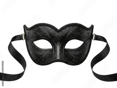 Fotografie Elegant Black Venetian Masquerade Mask