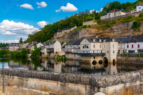The old bridge in Terrasson-Lavilledieu