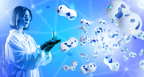 Foto Biotechnology research