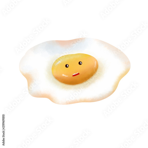 Telur Ceplok goreng kartun