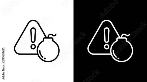 Threat With Icon Set Design