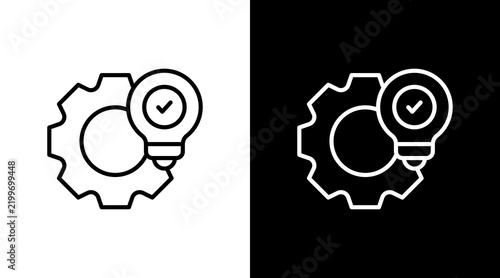 Strategy With Icon Set Design