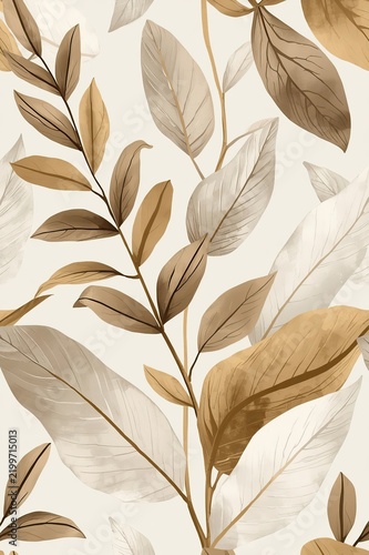 Plant 3d dry light shadow wall background illustration 