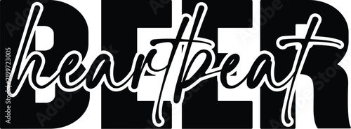 Heartbeat Beer svg design