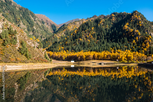 Autumn Landscape in Qinghai, China