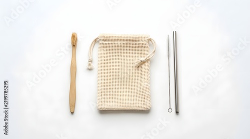 Set of Unbranded Reusable Eco Friendly Cotton Bags