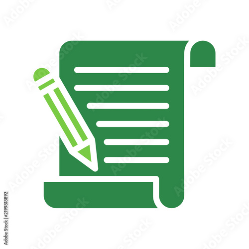 Naklejka Writing Icon