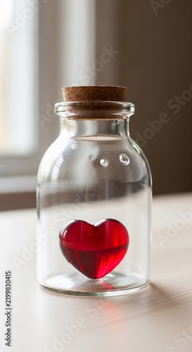 Crimson Core in Glass Captivity