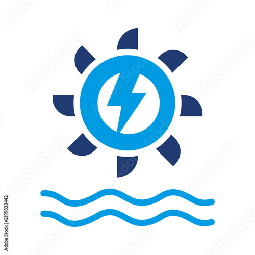 Fototapeta Hydro Power Icon