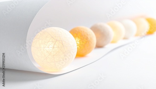 spherical washi paper lanterns