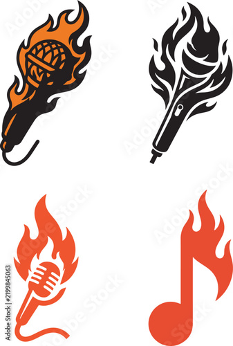 Four mouse speakers for 'Playing with Fire'