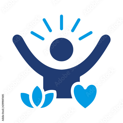 Naklejka Wellness Icon