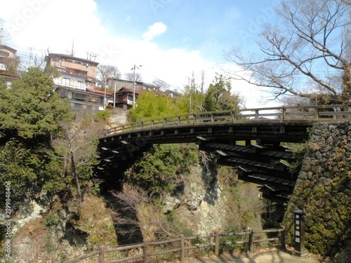 旧甲州街道猿橋宿の風景　猿橋