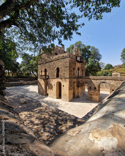 фотографія Fasilides' Bath, historic 17th-century bathing palace located in Gondar, Ethiopi