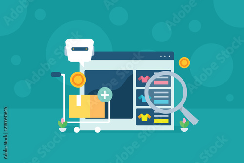 AI powered chatbot integrated with ecommerce website helps customer find relevant products, recommends new products and provide a smooth and secure shopping experience.