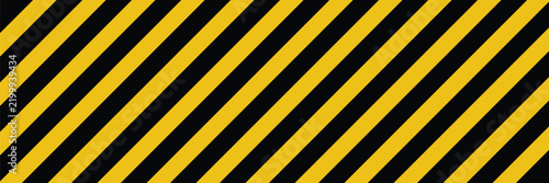 black and yellow stripes warning color sign design attention notice illustration wide long background