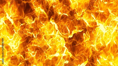 Blazing Fire Flame Texture and Heat Inferno Background