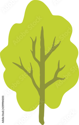 Minimalist Hand Drawn Tree Illustration