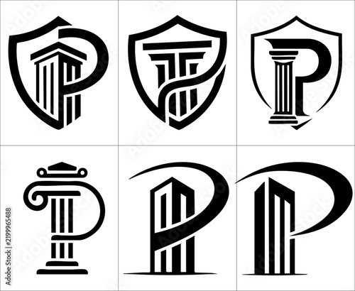 P icon & Logo Design