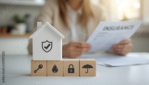 Home Insurance and Property Protection Concept