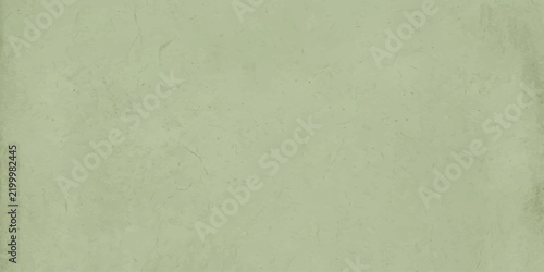 Soft green and beige handmade mulberry paper texture background. Soft artisan sheet with a quiet vignette. Organic design for backdrop, product display and presentation.