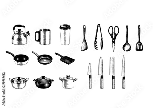 kitchen tools vector