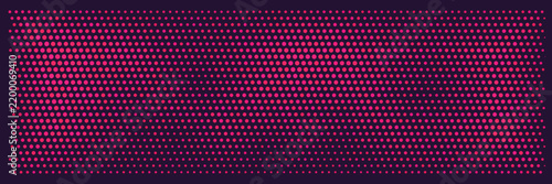 Abstract halftone dot pattern in pink on dark background