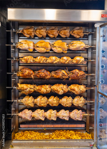 Rôtissoire de poulets