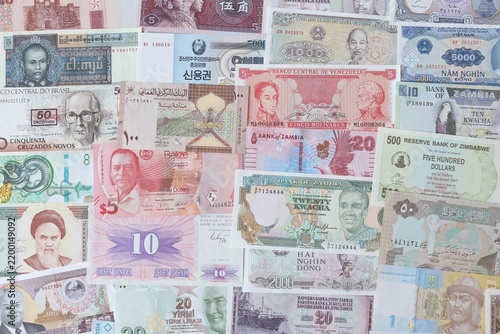A Collection of Foreign Banknotes in Uncirculated Condition from Around the World
