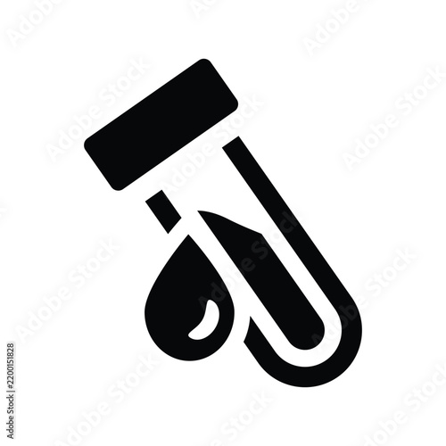 Blood sample icon