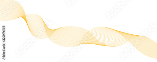 abstract background with orange waves
