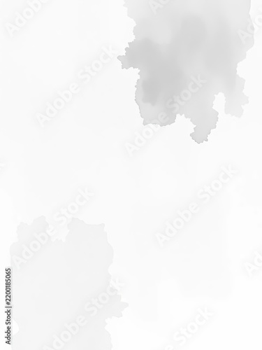 Soft gray watercolor texture with subtle white and gray stains on paper, minimalist, decoration