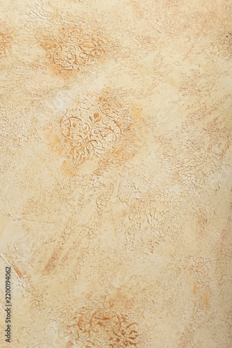 Beige Textured Backdrop Background with Subtle Ornamental Pattern