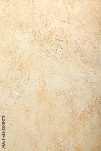 Beige Textured Backdrop Background with Subtle Ornamental Pattern