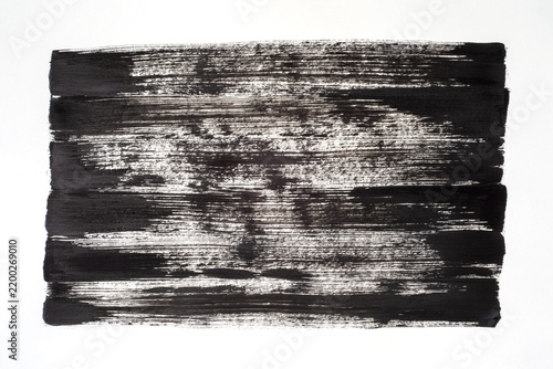 Black and White Grunge Brushstroke Texture for Modern Design
