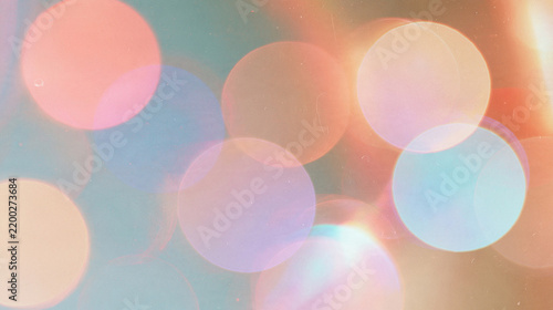 Dreamy Vintage Film Light Leak and Soft Bokeh