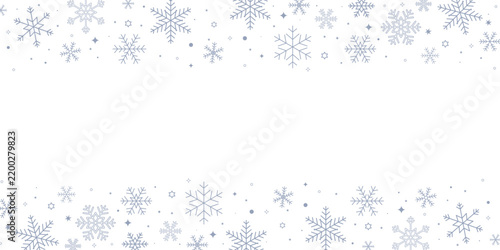 Christmas card bright banner  with snowflake frame background vector set