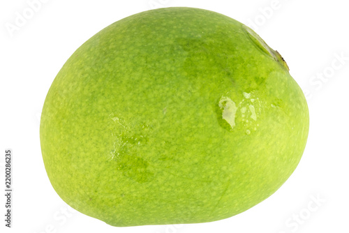 Baby mango sour isolated on white background