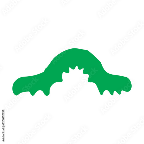 Green Caterpillar Shape