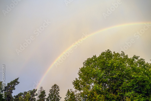 Photography rainbow in the sky, nacka,sweden,sverige,summer,stockholm