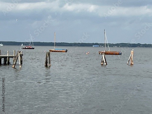 Boote auf dem Steinhuder Meer in Steinhude