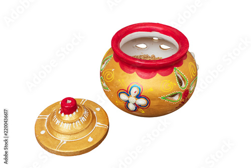 Canvastavla garba Navratri holy earthen clay pot garba for navratri festival puja aarti pray